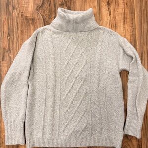 Ellen Tracy Cream Knit Sweater